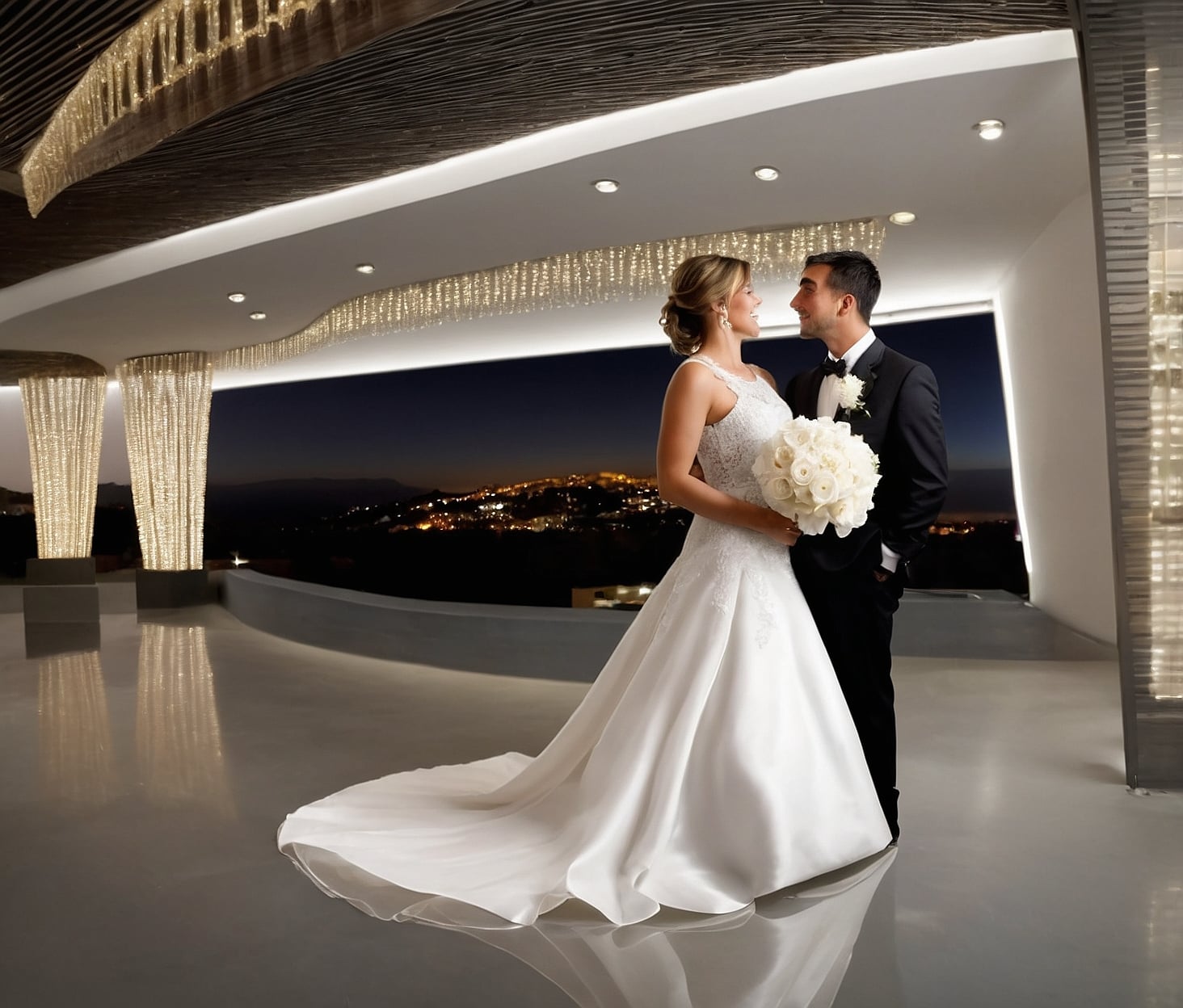 Fotografía de bodas creativa.